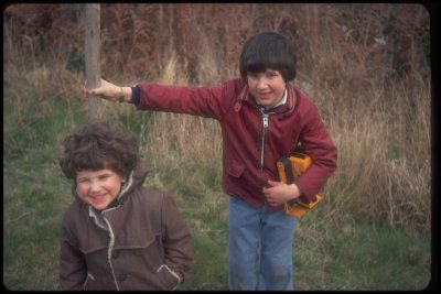 April 1977, Michael and Jonathan