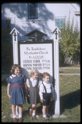 October 1953, Three kids