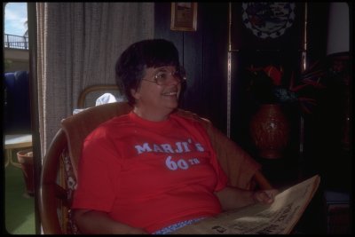 August 1986, Marji's 60th