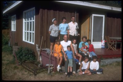 At the cabin