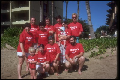 August 1986, Marji's 60th