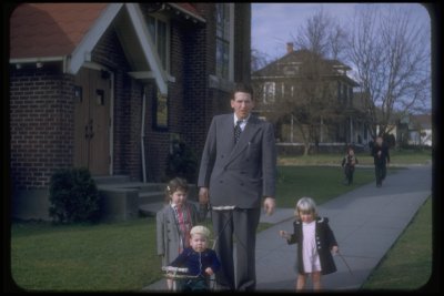February 1952, Out for a stroll
