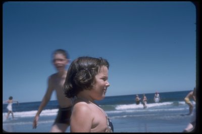 July 1953, Jackie at Heigaersback (?)
