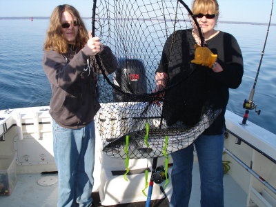  Mills Family Charter - Taylor and Mom with a fat 38 to be released.