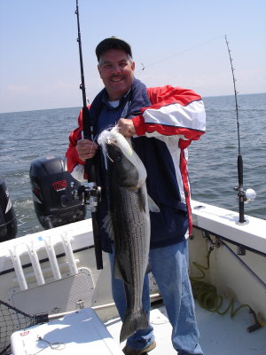 5/12/2009 Don with nice Striper