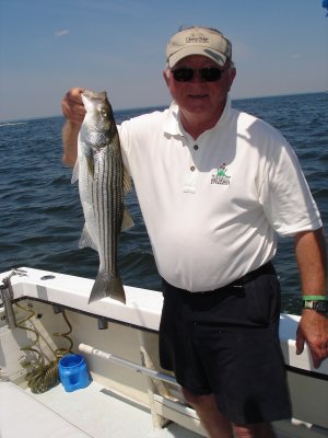 7/15/2009 Jacobson Charter - Jigging for Stripers