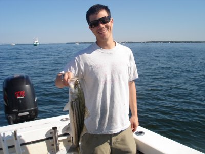 9/15/2010 Nostrand Charter - Jigging up Stripers and Blues