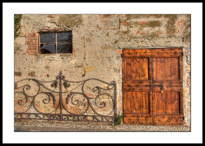 stone and wood