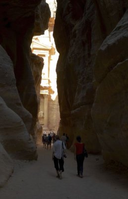 Petra - end of Al Siq (the passage)