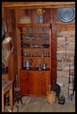 Pewter cabinet
