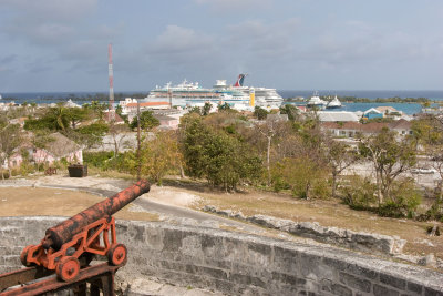 Cruise Ships as seen from Fort Fincastle