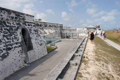 Fort Charlotte Waterless Moat
