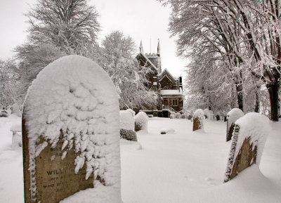Churchyard Snow