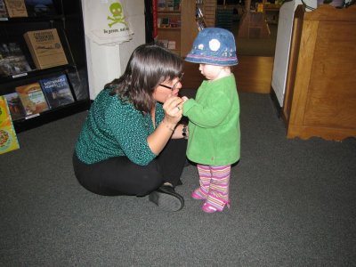 Cliffi and Zoe at Book Signing