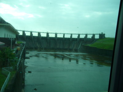 Overflow Spillway from Bridge Over Canal