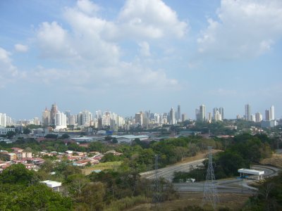Panama City From Crane