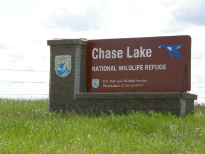 Chase Lake Sign