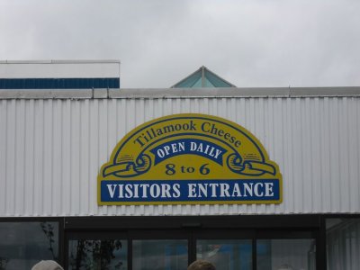 Tillamook Cheese Factory Sign