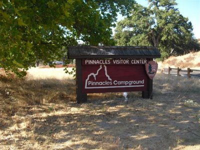 Pinnacles Sign