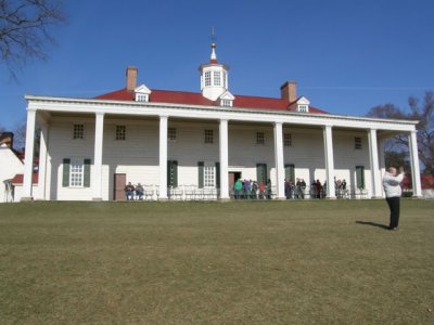 Rear of Mount Vernon