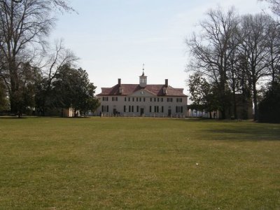 Distant view of Mount Vernon