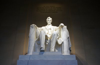 Lincoln at night