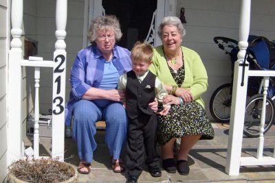 With his Grandma's