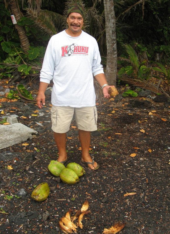 Imua, who helped me learn about coconuts