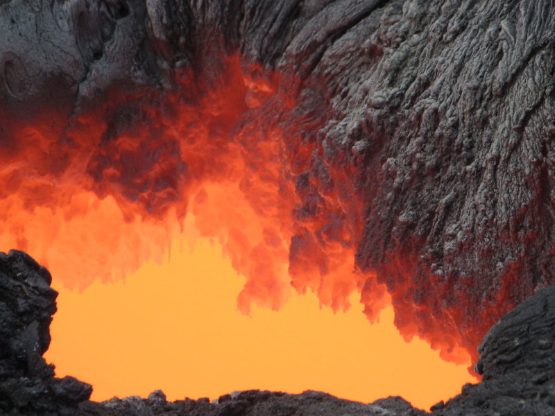Check out the lava-cicles!