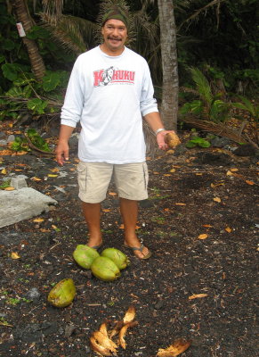 Imua, who helped me learn about coconuts