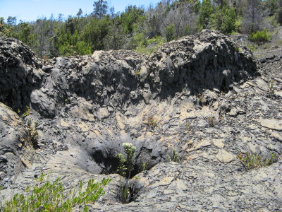 Another cool spatter cone and source-hole