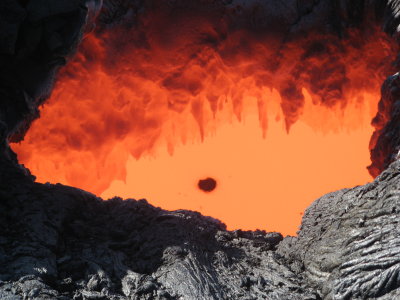 Rock gives eye focal point in the brightness