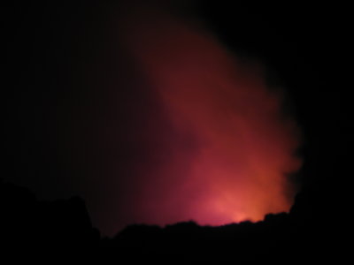 400' above the crater, alive and kicking