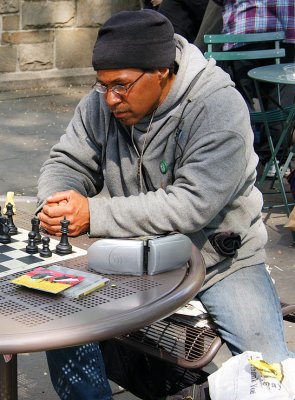 chess player at Union Square