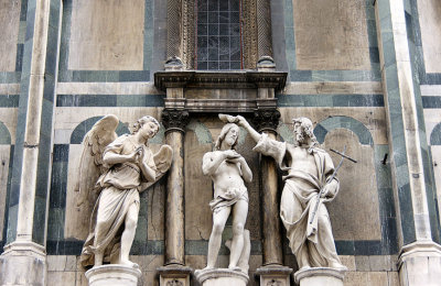 Andrea Sansovino, The Baptism of Christ (angel added later by Innocenzo Spinazzi)