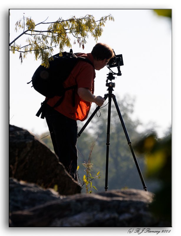 A True Photographer at Work.