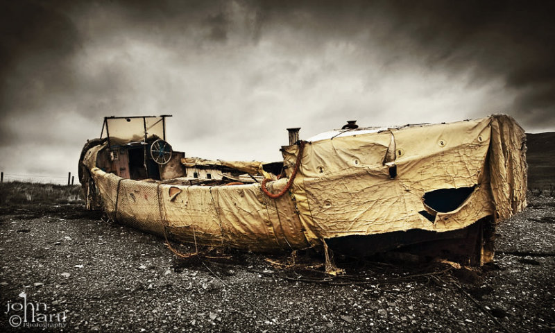 fishingboat ashore