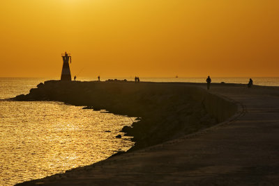 sunset pier