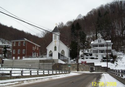 HF Church, Hospital Left, Rectory Right