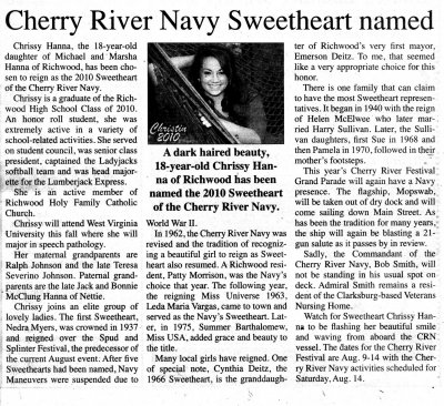 CRN Sweetheart News 07 22 2010