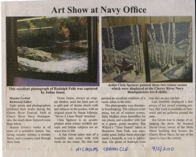 CRN Art Show News 2010