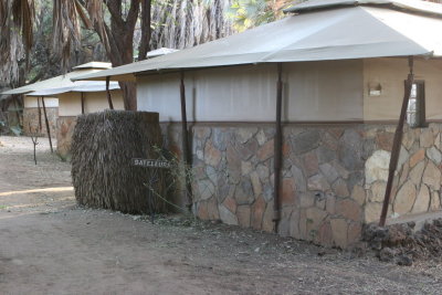The tents are named after animals. Our's was named after a bird called the Bateleurs (a type of eagle)
