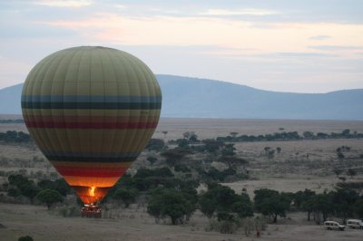 Our Balloon flight across the Mara