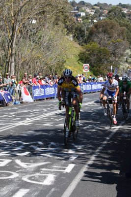 Ukranian hanging on up the big hill