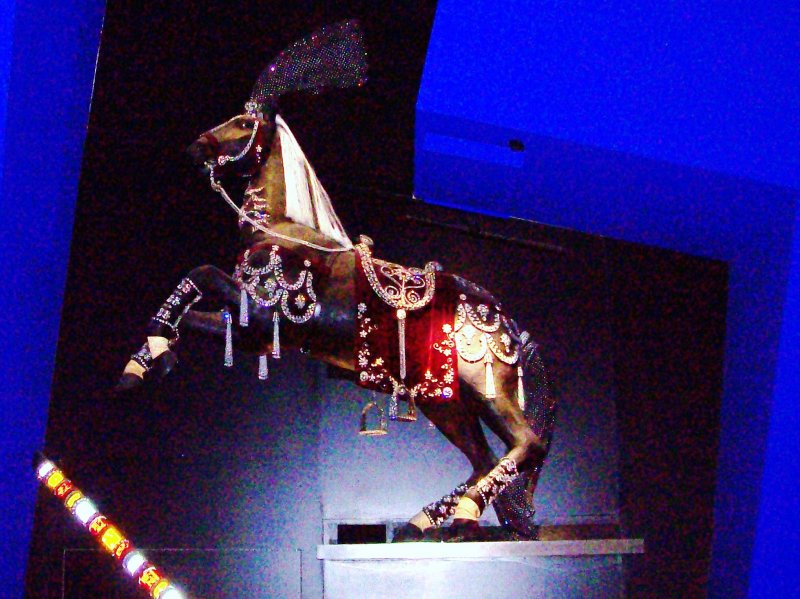 Crystal decorations of a Indian Horse