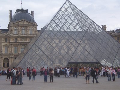 Entrance to Musee Du Louvre Paris