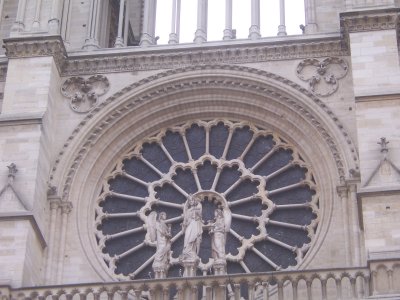 Entrance of Notre Dame Paris