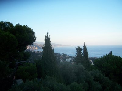 View from Eric's partent home overlooking the harbor of Monten