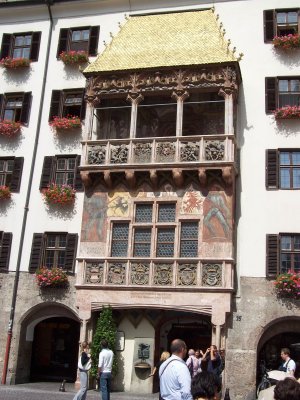The Golden Roof of the Royal Palace Innsbruck AUS