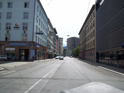 Horse carriage ride in new town Innsbruck AUS